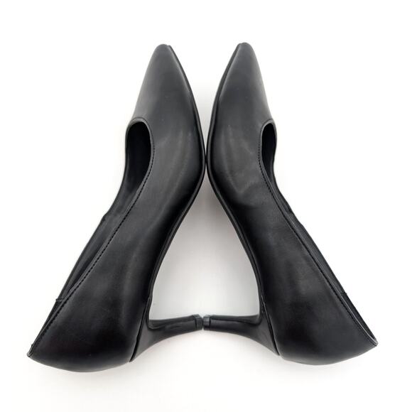 Kenneth Cole Reaction Bexx Plain Pumps Pointed Toe Women's Black Size US5 EU35 - Picture 5 of 9